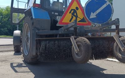 Услуги дорожной щетки на базе МТЗ - Курган, заказать или взять в аренду