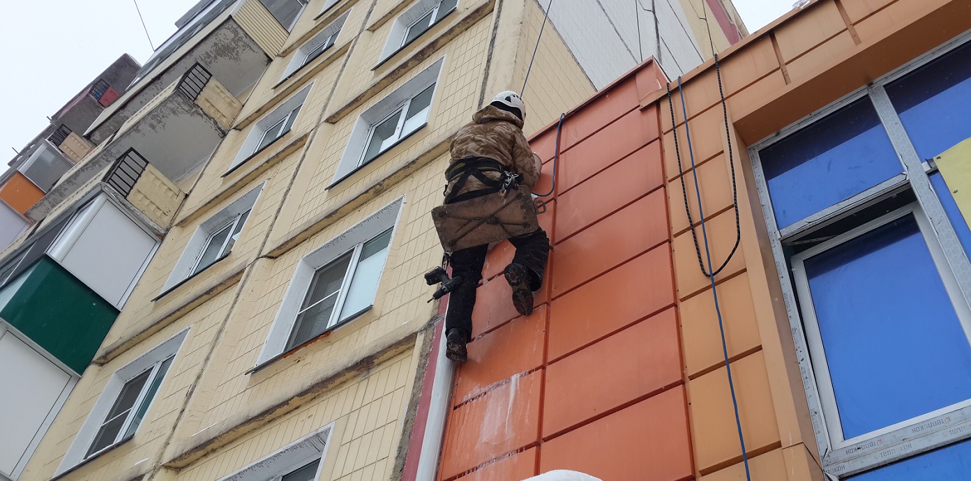 Услуги промышленных альпинистов для высотных работ в Далматово