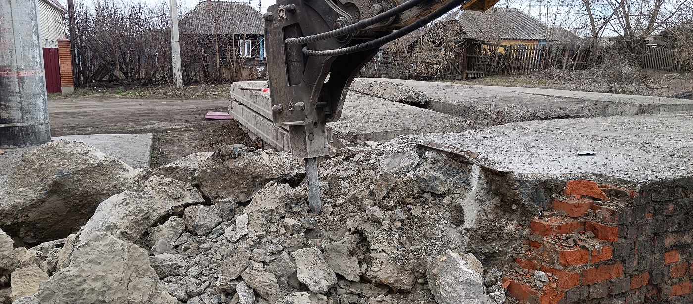 Услуги и заказ гидромолотов для демонтажных работ в Кетово